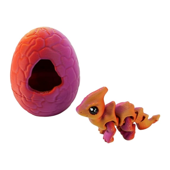 Gaiwos 3D Printed Dragon Eggs with Dragon Inside 2.3 inches, Mini Mystery Dragon Egg, Easter Eggs Articulated Dragon, Dragon Fidget Toy for Kids