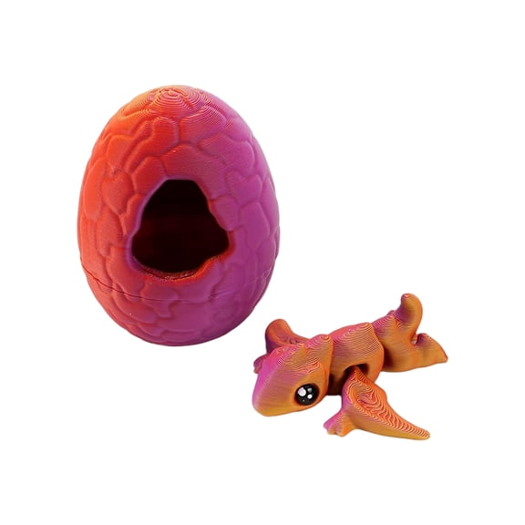 Gaiwos 3D Printed Dragon Eggs with Dragon Inside 2.3 inches, Mini Mystery Dragon Egg, Easter Eggs Articulated Dragon, Dragon Fidget Toy for Kids