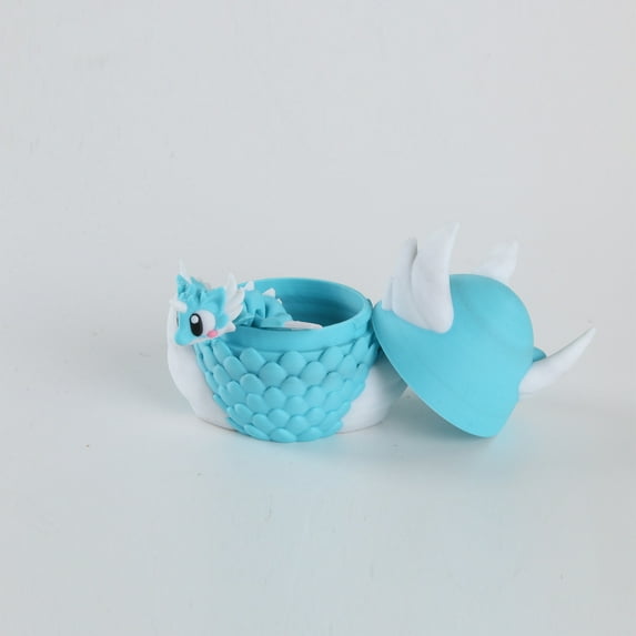 Gaiwos 3D Printed Movable Dragon Egg Toy 4 inches, Joint Movable Flying Dragon Figurine, Creative Gift for Kids, Collectors & Home Decor