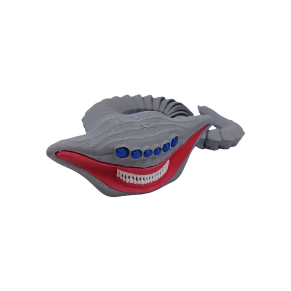 Gaiwos 3D Printed Sea Monster Toy 11.4 inches, Trevor Henderson Mythical Ocean Predator Model, Creative and Novel Toys for Kids