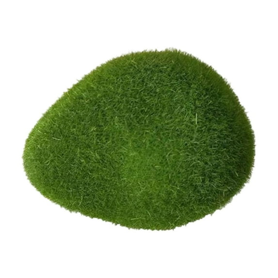 Gaiwos Artificial Moss Rock 4.7 inches, Faux Green Stones Green Moss Balls Decor, for Floral Arrangements Fairy Gardens and Crafting