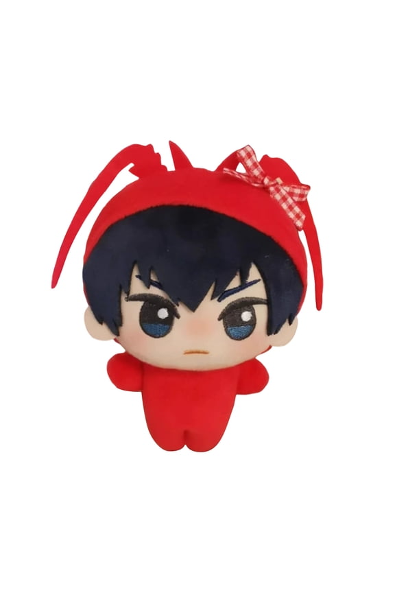 Blue Lock Plush Keychain 4 inches, Kawaii Mini Isagi Yoichi Figure Stuffed Toys, Cartoon Anime Q-Version Plushies, for Backpack, Wallet, Desktop Decor