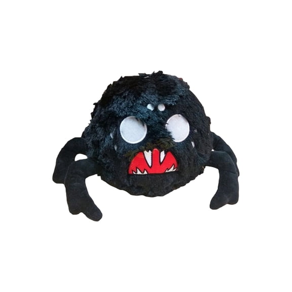 Gaiwos Don't Starve Spider Plush Toy 7.8 inches, Horror Black Spider Stuffed Animal, Ideal Hoilday Birthday Gift for Kids