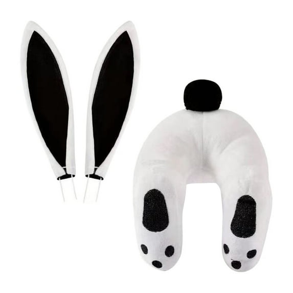 Gaiwos Easter Bunny Butt Decoration 22.8 inches, Bunny Butt Wreath Decor for Front Door ,Easter Thief Bunny Butt with Ears, Cartoon Bunny Spring Easter Decoration