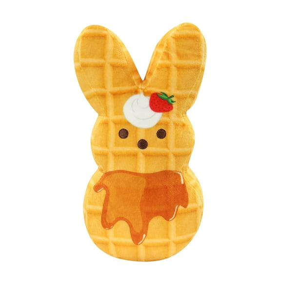 Gaiwos Easter Bunny Plush Toys 8.3 inches, Adorable waffle Bunny Stuffed Animal with Strawberry Patterns, Ideal Easter Basket Stuffers Gift for Girls Boys
