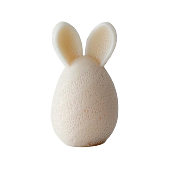 Gaiwos Easter Bunny Scented Candle 4.25 inches, Cute Spring Easter Egg Candles, Rabbit Sculpture Gift for Party Decorations Table Home Gift Spring Celebration