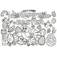 thumbnail image 1 of Gaiwos Easter Coloring Placemats 6 Pcs, Disposable Paper Mats for Kids Table, Easter Disposable Paper Place for Party Decorations School Activity Supplies, 17 * 11 in, 1 of 8