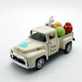 thumbnail image 1 of Gaiwos Easter Metal Truck Decor 5 inches, Easter Vintage Farm Pickup Truck with Eggs and Bunny, Mini Metal Diecast Farmhouse Pickup, Easter Decor for Party Home Kitchen Tabletop, 1 of 7