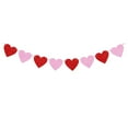 thumbnail image 1 of Gaiwos Glitter Heart Valentines Day Garland Banner, Pink and Red Valentine's Day Decorations Hanging, Romantic Banner Ornaments for Wall Door Fireplace Wedding Photo Props Home Party Supplies, 1 of 6