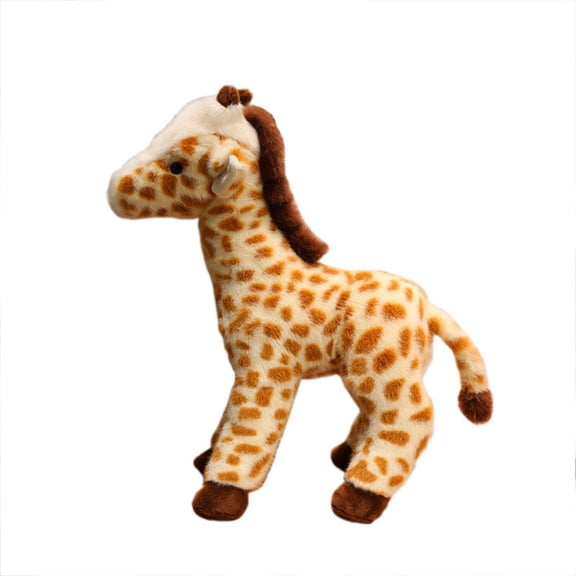 Gaiwos Realistic Giraffe Plush Toy 10 inches, Standing Fluffy Giraffe Stuffed Animal, Holiday Birthday Gifts for Kids Toddlers Family Friends
