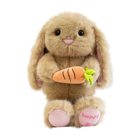 Gaiwos Sitting Lop Eared Rabbit Stuffed Animal 10 inches, Soft Lovely Easter Plush Bunny with Carrot, Ideal Easter Birthday Gift for Kids & Adults