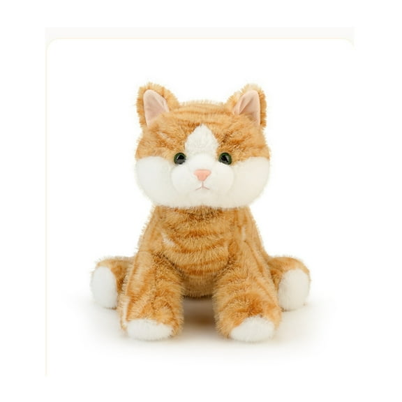 Gaiwos Tabby Cat Stuffed Animals 11 inches, Cuddly Striped Plush Cats with Lifelike Details, Soft Plushies Cat Gifts for Kids, Toddlers, and Kitten Lovers