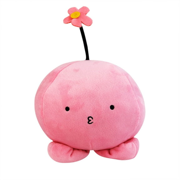 Gaiwos Takopi's Original Sin Stuffed Animal 11.8 inches, Pink Takopi Plush Octopus with Flower, Unique Decor for Home, Office and Any Space