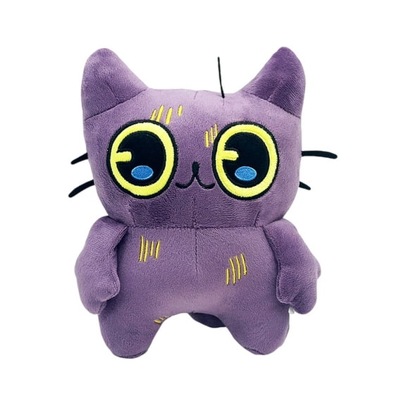 Gaiwos Tostada Plush Toys 8.6 inches, Tostada Purple Cat Stuffed Animal Toy, Adorable Big Eyed Feline Plushies, Birthday Gift for Boys Girls