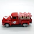 thumbnail image 1 of Gaiwos Valentines Day Vintage Car Figurine 5 inches, Farmhouse Vintage Mini Truck with Flowers, for Home Wedding Engagement Favors Valentines Day Gift, 1 of 8