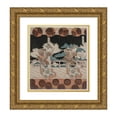 thumbnail image 1 of Gakutei Harunobu 20x22 Gold Ornate Framed and Double Matted Museum Art Print Titled - The Dance at Furuichi for the Hisagataya Group (Mid 1820s), 1 of 4