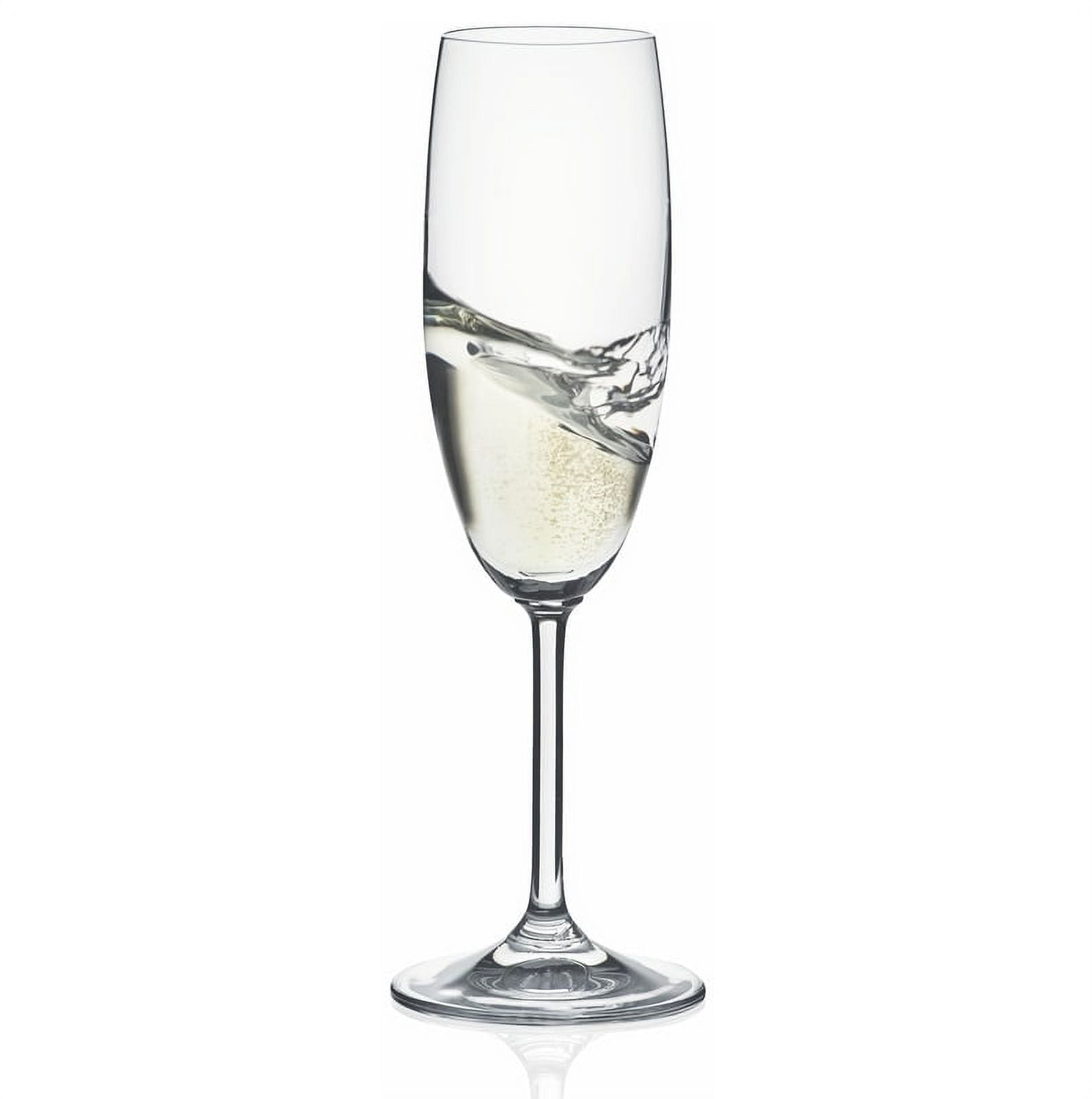 Gala 17 Champagne, 7 oz. Crystal Champagne Flute, Set of 6
