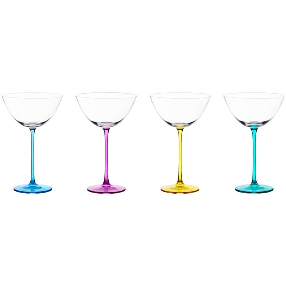 Gala - Cocktail Glasses - Set of 4 - Multi-colored