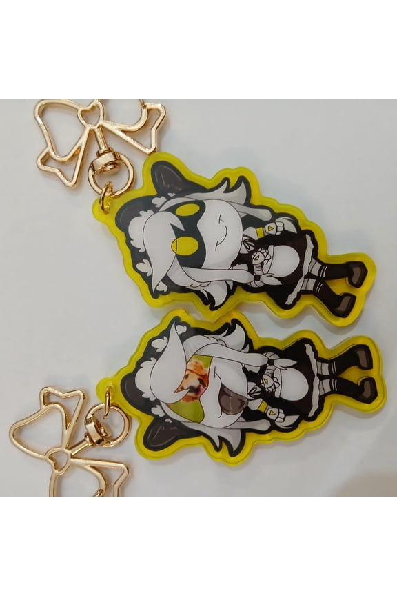 Gala cyn double sided 3 acrylic key chain (1 keychain)