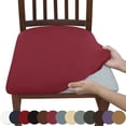 thumbnail image 1 of GalaGab Solid Color Printed Universal Chair Cover, Four Season Washable, Simple and Versatile Dining Chair Seat Cushion Cover, 1/4/6 Set Optional, 1 of 6