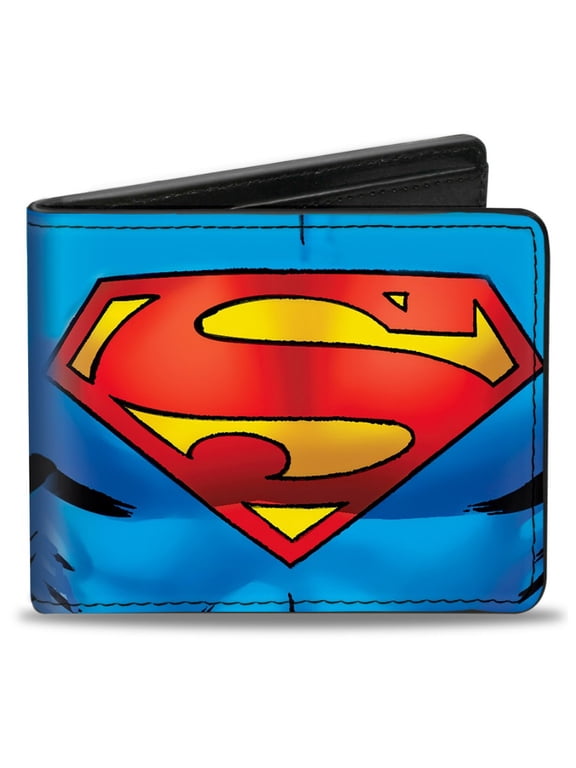 Galactic Battle Chest Logo Blue Red Yellow Bi Fold Wallet One Size