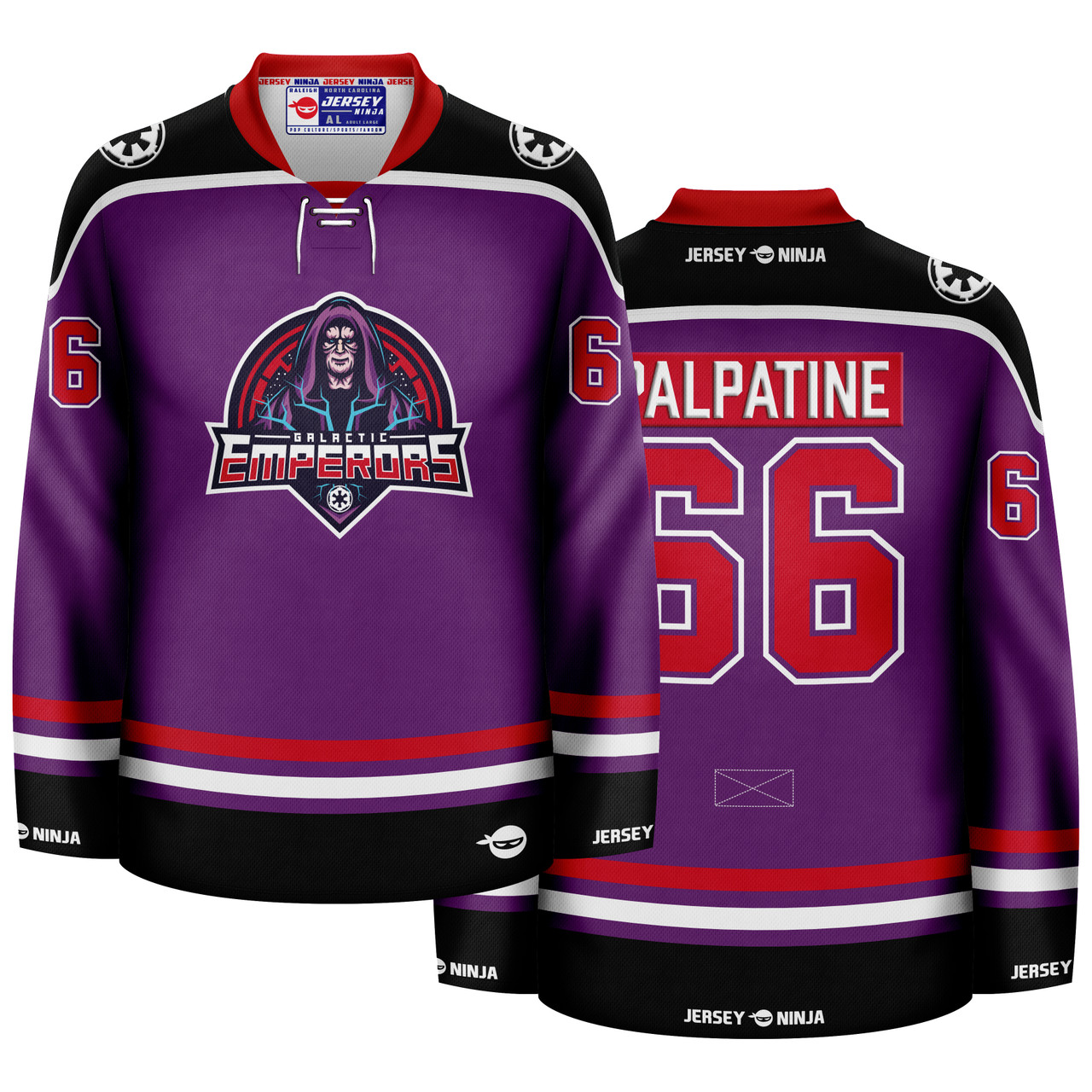 Galactic Emperors Palpatine Hockey Jersey