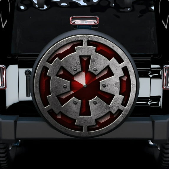 Galactic Empire Fabric Spare Tire Cover, S.W Tire Decor Weatherproof Dust-Proof Protectors For Suv Rv Camper Trailer Truck 14 15 16 17 18In