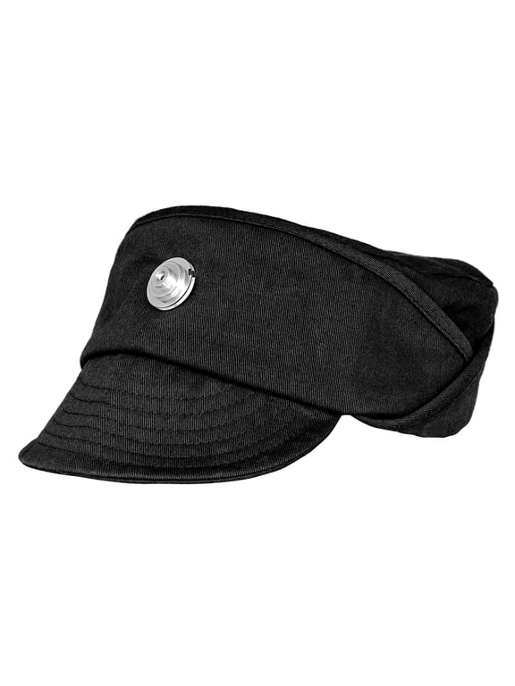 Galactic Empire Imperial Hat Officer Cap Halloween Costume Accessory Cosplay - Adult One Size Fits Most (Black)