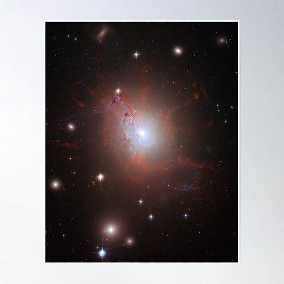 Galactic Filaments Poster Wall Art, Modern Wall Decor, 24x36 UNFRAMED