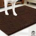 thumbnail image 1 of Galactic Goods Muddy Absorbent Microfiber Door Mat and Pet Rug, Non Slip Thick Washable Area and Bath Mat Soft Chenille for Kitchen Bedroom Indoor and Outdoor (Coffee,20"x30"), 1 of 8