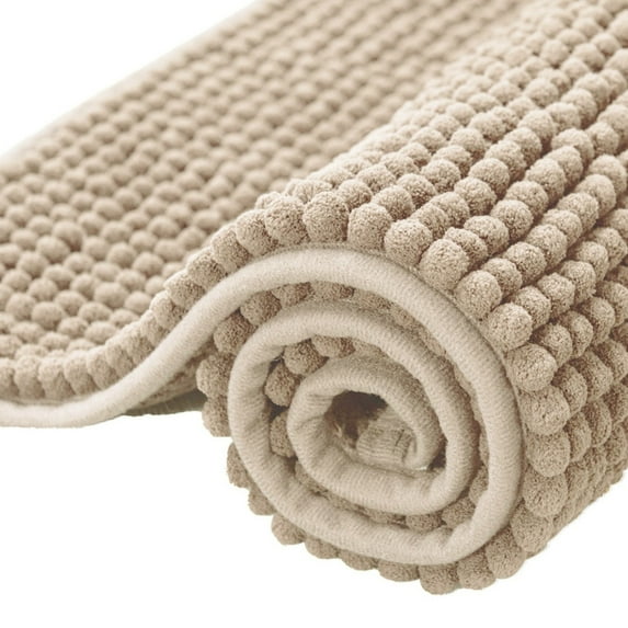 Galactic Goods Chenille Bath Rug,Rubber Backing Quick Dry Washable Microfiber Mats,Luxury Extra Soft and Absorbent Shaggy Rugs