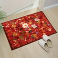 thumbnail image 1 of Galactic Goods Door Mat Indoor Entrance Machine Washable Boho Floral Small Area Rug Non-Slip Low Pile Throw Rugs for Entryway, Kitchen, Front Door Indoor Entrance(16" x 24 "), 1 of 7