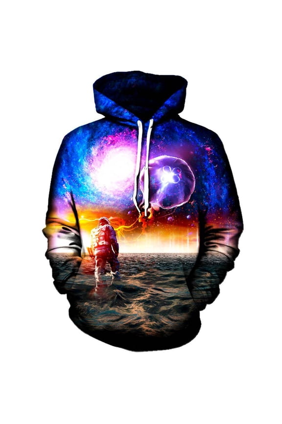 Galactic Jellyfish All Over Print Unisex Tee Sweatshirt Hoodie
