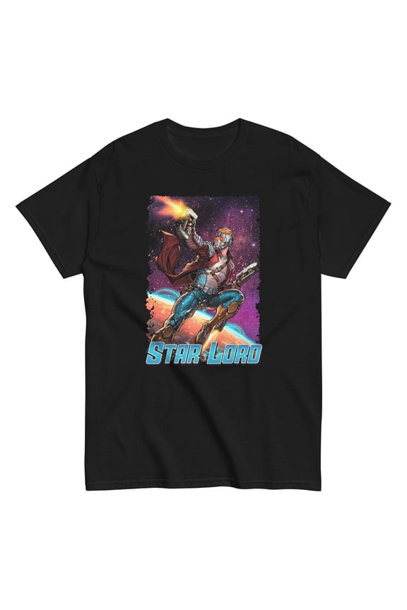 Galactic Leader Animated Style Shirt – Space Hero Comic Inspired Tee S-3XL