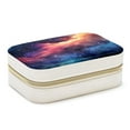 thumbnail image 1 of Galactic Planet Velvet Portable Jewelry Box with Removable Compartment - Stylish Gift, Display Case, and Decorative Box, 1 of 7