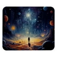thumbnail image 1 of Galactic Space 8.3x9.8 Inch Square Non-Slip Rubber Bottom Mouse Pad, Desk Pad, Desk Mat - Printed Design for Office and Gaming, 1 of 6