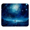thumbnail image 1 of Galactic Space Printed Square Desk Pad, 8.3x9.8 Inch Non-Slip Rubber Bottom Gaming Mousepad, Desk Mat for Office and Gaming, 1 of 6