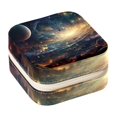 thumbnail image 1 of Galactic Space Travel Portable Square Jewelry Box: Storage Box, Decorative Box, and Jewelry Stand for Rings, Earrings, Necklaces, Bracelets, and More – Ideal for Girls and Women, 1 of 6