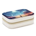 thumbnail image 1 of Galactic Space Velvet Portable Storage Box with Removable Compartment: Display Case, Jewelry Box, and Jewelry Stand - Gift, 1 of 7