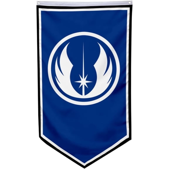 Galactic Theme Swallowtail Pennant Flag Banner 30 x 50 Inch for Wall or Man Cave Decor