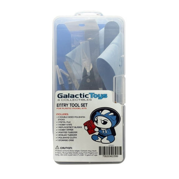 Galactic Toys 10-Piece Essential Hobby Entry Tool Set for Gundam Model Building