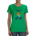 thumbnail image 1 of Galactic Vibes Ufo Shaped T-Shirt Women -Image by Shutterstock, Female Small, 1 of 4