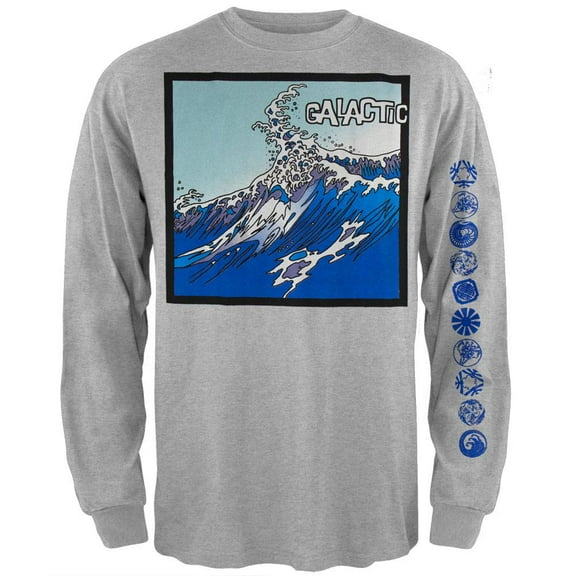 Galactic - Wave Long Sleeve T-Shirt - X-Large