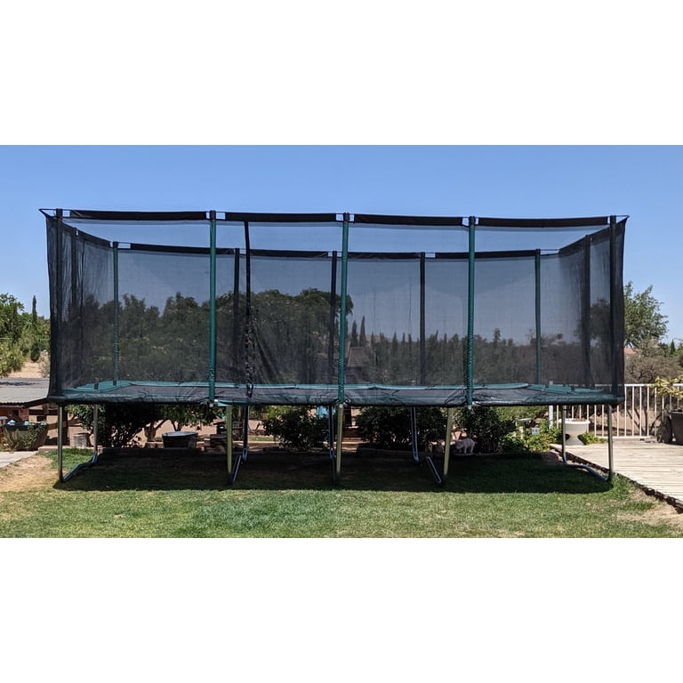 Galactic Xtreme 10x23 FT Enclosed Rectangular Trampoline - High