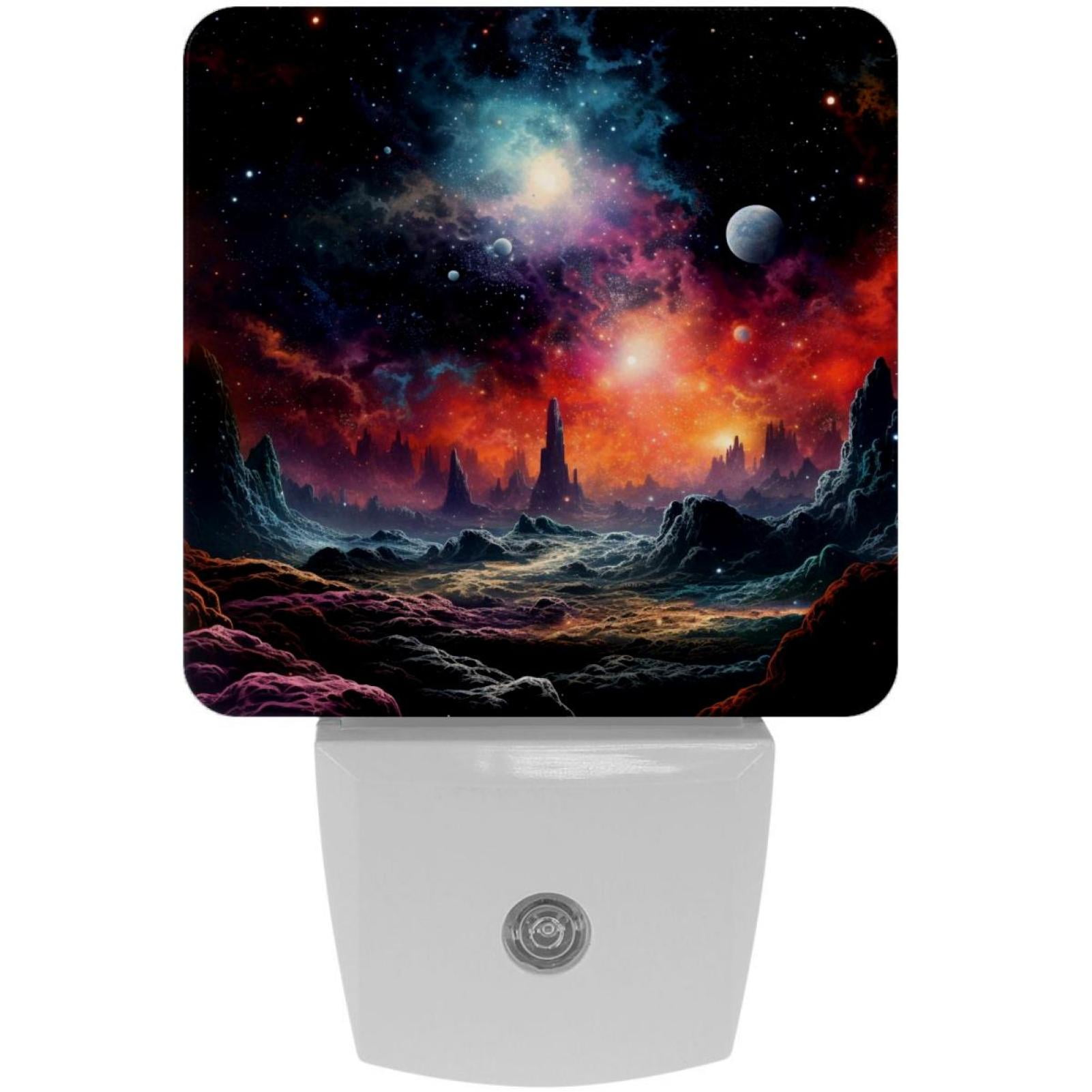 Galactic space LED Square Night Lights: Compact and Energy-Efficient ...