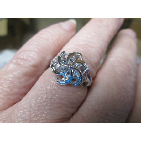 Galadriel's Lord of the Rings Nenya Ring 925 Sterling Silver with Zircon