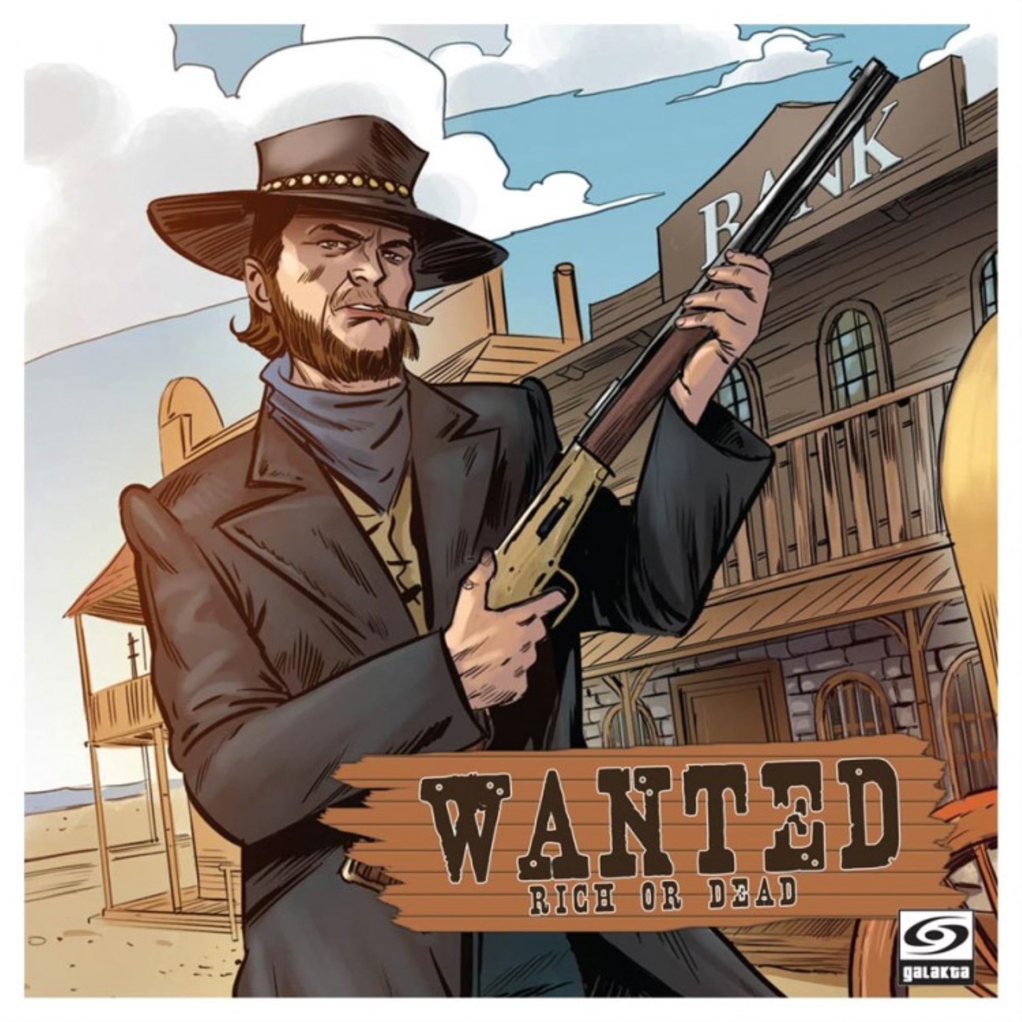 Galakta 'Wanted: Rich Or Dead' Card Game - Wild West Shootout Game For 3-5 Players, Ages 14+, 30 Min Playtime