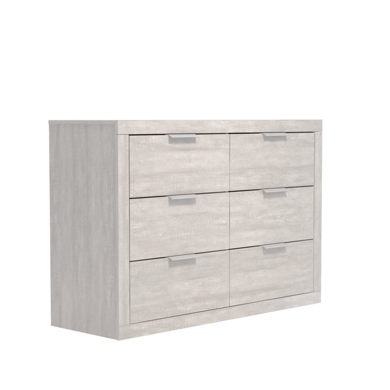dusty grey oak dresser Harlowin 6-Drawer Dusty Gray Oak Dresser (31.7 in. X 46.5 in. X 16.1 in.)