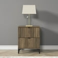 thumbnail image 1 of GALANO Zaffy 2 Drawer Nightstand, Bedside Table, Knotty Oak, Modern Style, Adult, 1 of 13