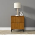 thumbnail image 1 of Galano Zaffy 2 Drawer Nightstand,Bedside Table , Amber Walnut, 1 of 13